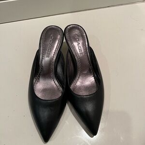 Coach Black Women's Mules